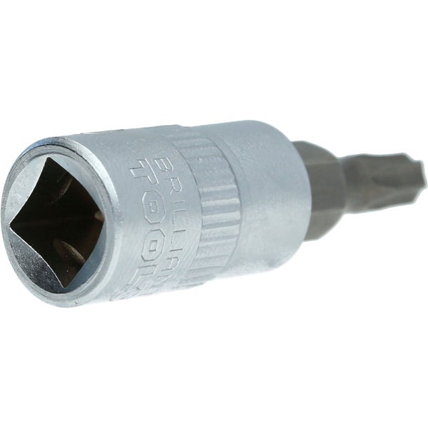 BRILLIANT TOOLS 1/4 Torx-Bit-Stecknuss mit Stirnlochbohrung TB20 - BT020983