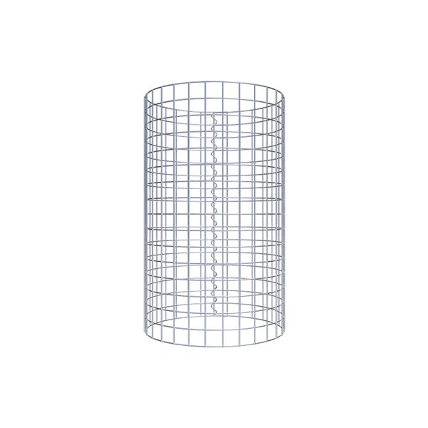 Gabionensäule Durchmesser 47 cm MW 5 x 5 cm rund - Höhe: 80 cm