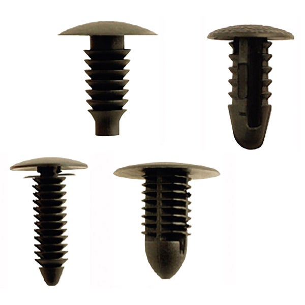 Verschiedene Kunststoffnieten im Detail