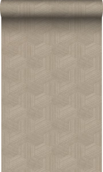 Origin Wallcoverings Öko-Strukturtapete 3D-Muster Beige - 50 x 900 cm - 347994