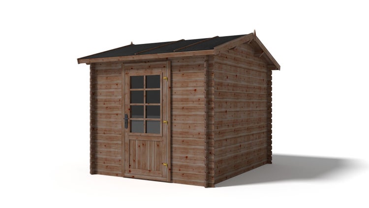 Gartenhaus, Gerätehaus 7,50m2 - 2,50x3m - 28mm - Imprägniert