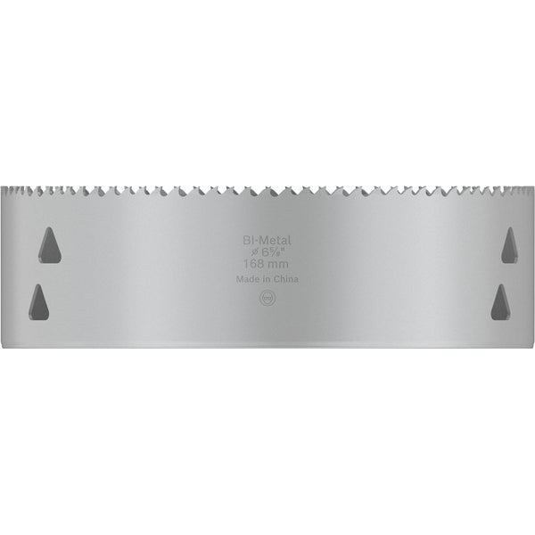 Bimetall Lochsäge mit einem Durchmesser von 168 Millimeter