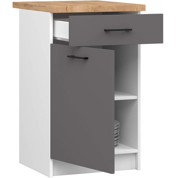 Küchenunterschrank mit Schublade und Tür