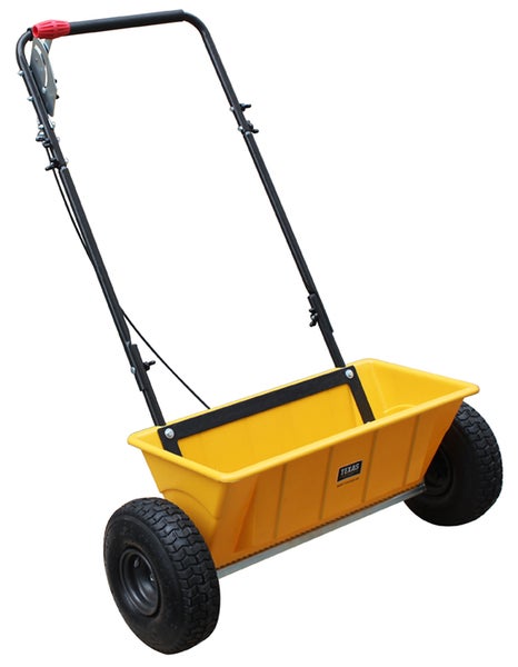 Profi-Streuwagen TEXAS Smart Spreader 200 25L - Universal Salzstreuer & Rasendünger