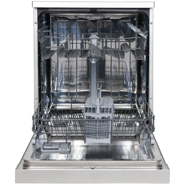 Telefunken Geschirrspüler freistehend 60cm Spülmaschine Silber 12 Maßgedecke 6 Programme AquaStop GFS6012DI