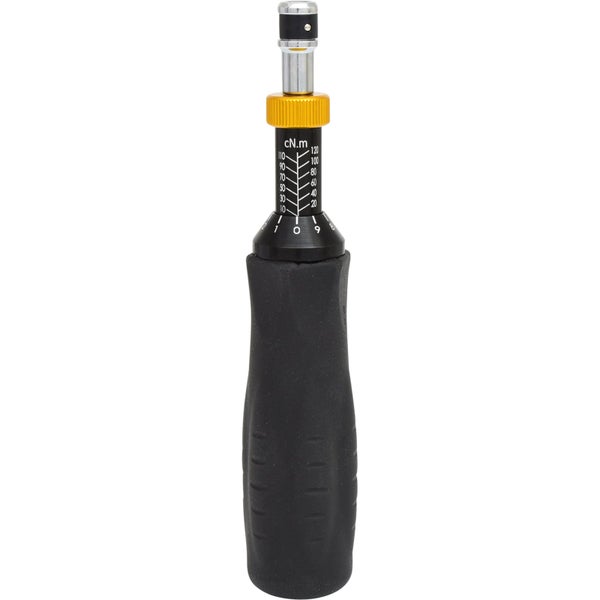 Drehmomentschraubendreher mit schwarzem Griff und Anzeige