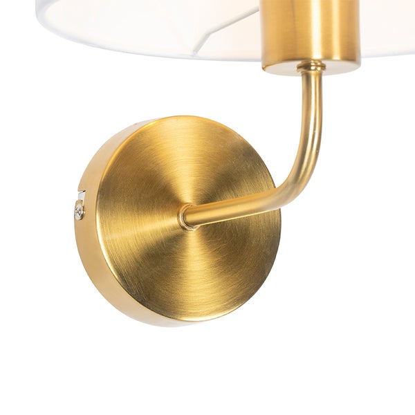 Goldfarbene Wandleuchte