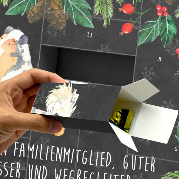 Mr. & Mrs. Panda Befüllbarer Adventskalender Hund Australien Shepherd - Schwarz