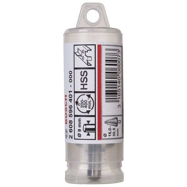 Bosch Blechschälbohrer HSS zylindrisch 16 - 30,5 mm 76 mm 9 mm - 2608596401