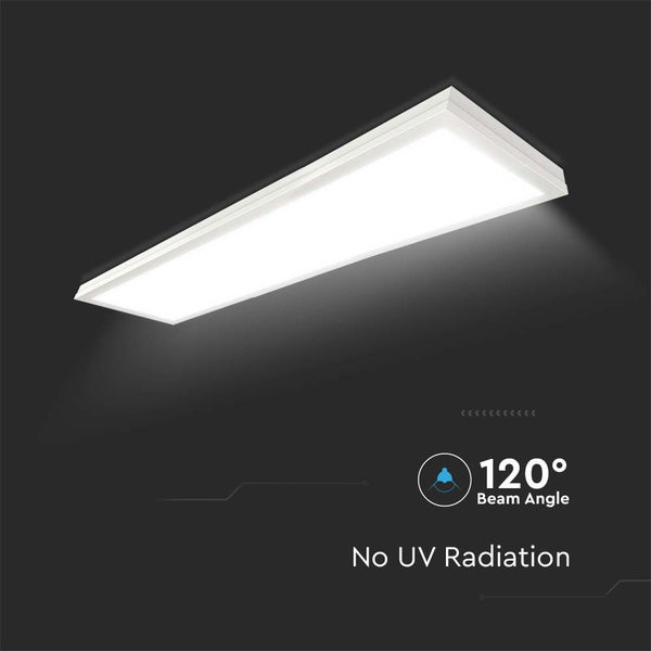 V-TAC VT-6147-N - LED-Panels - 120x30 Panels - 110lm/w - IP20 - 40 Watt - 4400 Lumen - 4000K