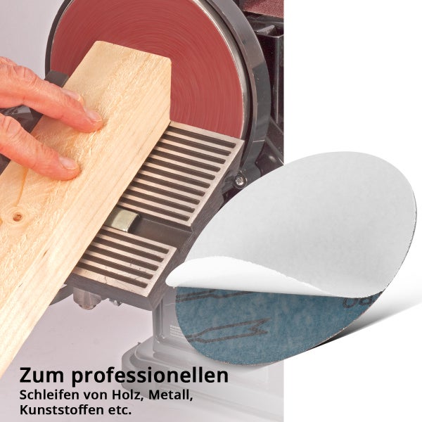 Schleifscheibe zum professionellen Schleifen von Holz, Metall und Kunststoffen