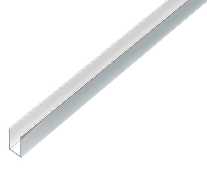 U-Profil aus Aluminium als stabiles Konstruktionsprofil