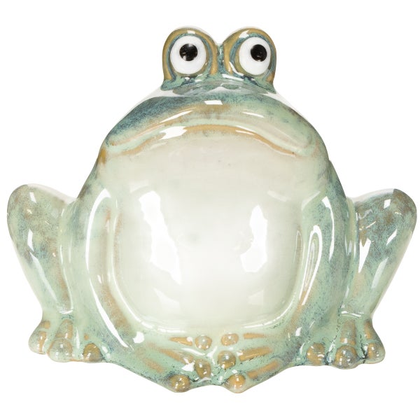 Dekofigur Frosch aus Keramik
