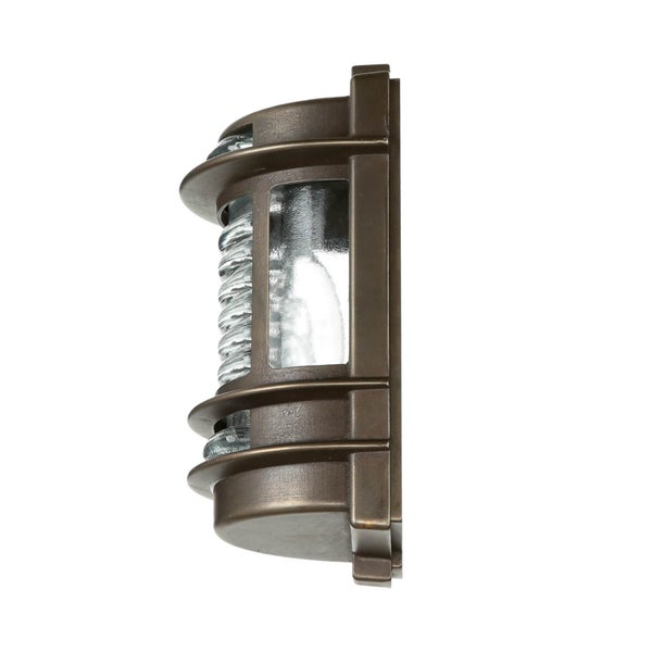 Wandleuchte aus Metall und Glas