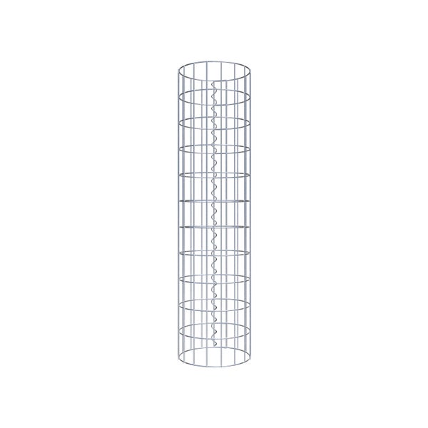 Gabionensäule Durchmesser 27 cm, MW 5 x 10 cm rund - Höhe: 1,10 m