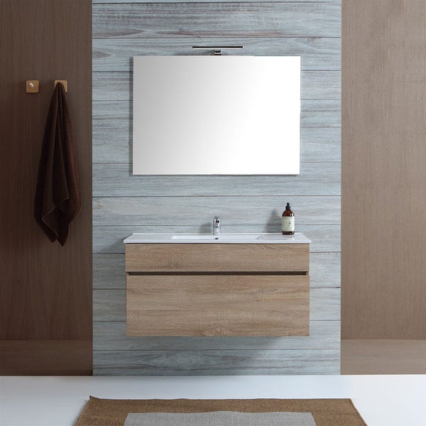 Möbelset für das Badezimmer in 100 cm, wandhängend | Sole