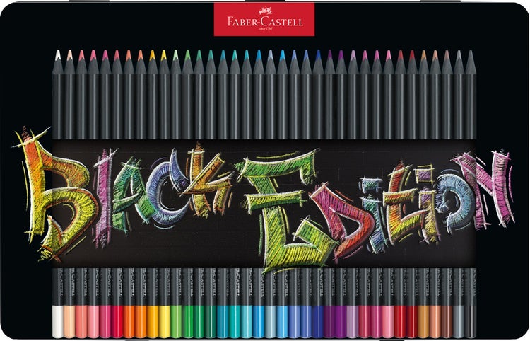 Faber-Castell Buntstifte Black Edition 36er Metalletui