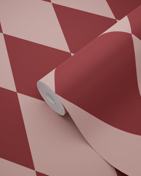 Tapetenrolle mit geometrischem Muster