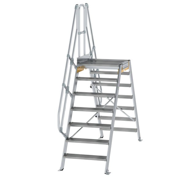 MUNK Überstieg 60° inkl. einen Handlauf, Stufenbreite 800mm, 2x7 Stufen