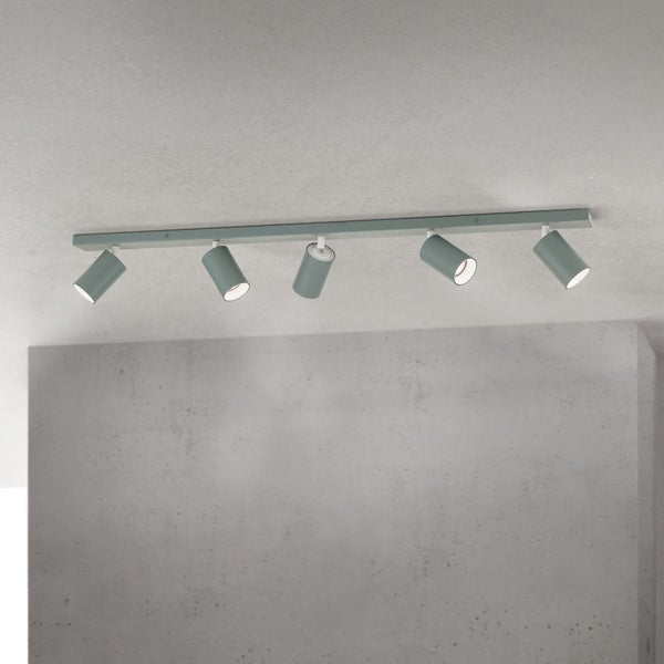 Deckenleuchte mit fünf Strahlern