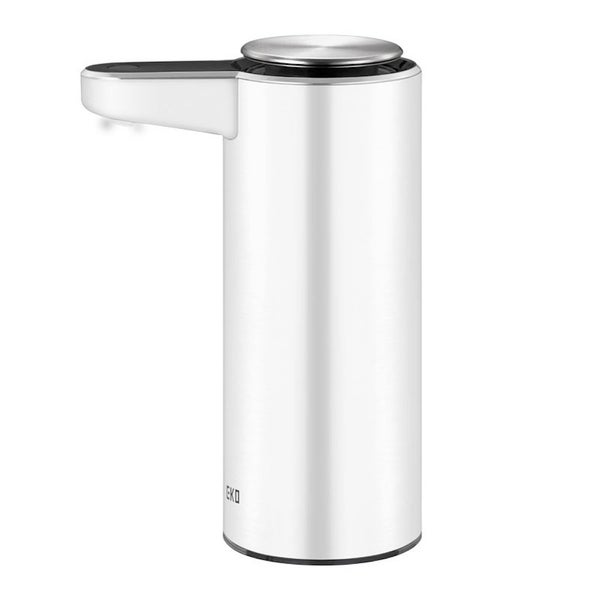 PROREGAL Stilvoller Flüssigseifenspender Aus Edelstahl Mit Touchless Bediensensor 0,25 Liter HxBxT 17,5 x 7 x 12 cm Weiß