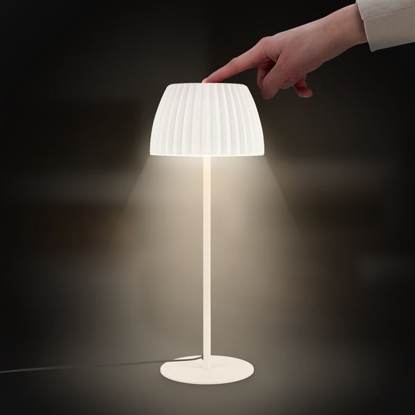 LED Tischlampe LED Tischleuchte Dimmbar Touch Warmweiß Schlafzimmer Flur