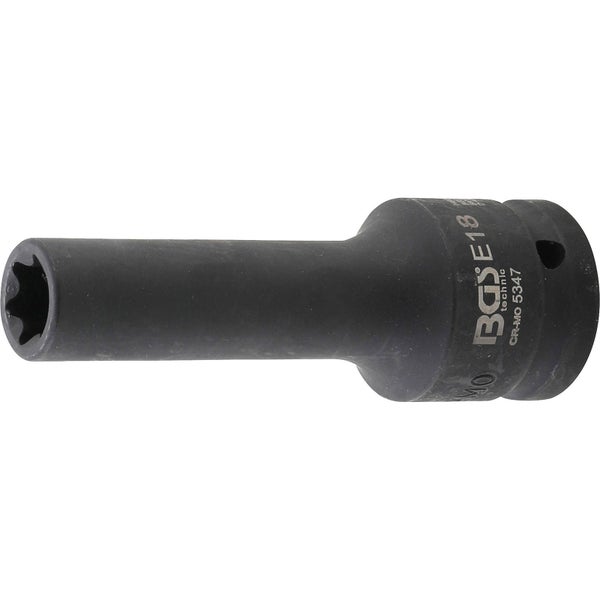 BGS Kraft-Steckschlüssel-Einsatz E-Profil, tief Antrieb Innenvierkant 20 mm (3/4) SW E18 mm - 5347