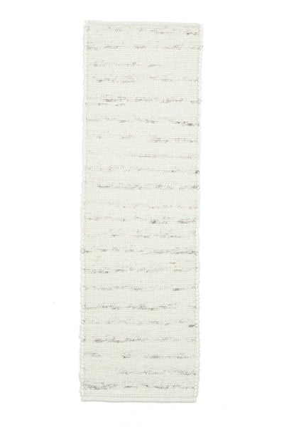 Handgewebter naturbelassener Wendeteppich Alm-Glück Natur Grau 70x240 cm