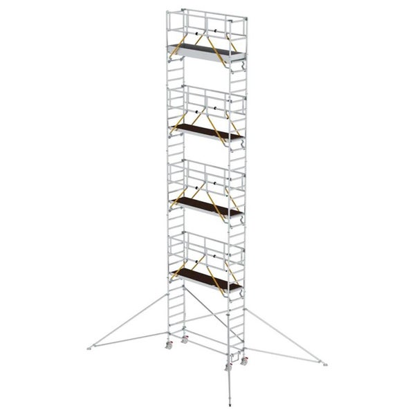 Rollgerüst mit mehreren Ebenen und Stabilisatoren