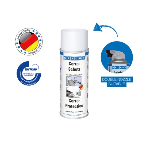 WEICON Corro-Schutz|wachsartiger Korrosionsschutz zur Konservierung|400 ml|farblos