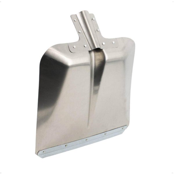 Schneeschaufelblatt aus Metall mit Metallkante