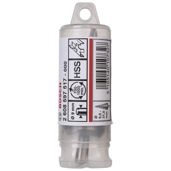 Bosch HSS Stufenbohrer 9 mm im Kunststoffbehälter