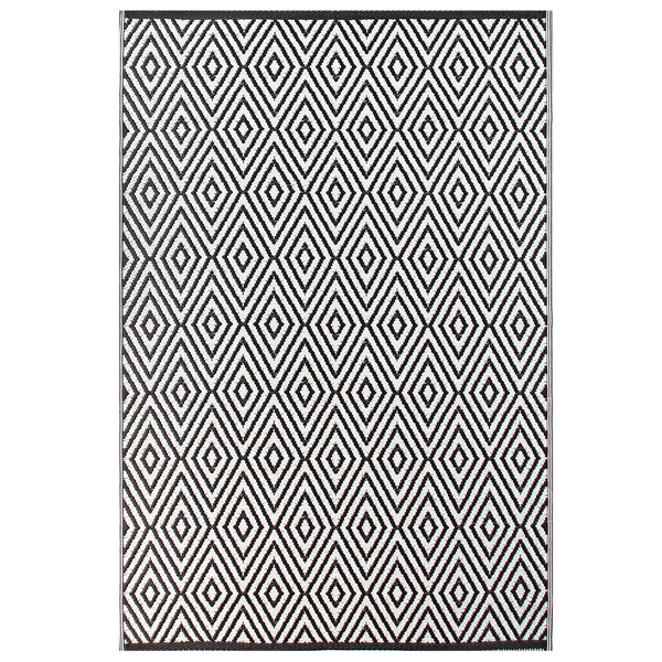 Outdoorteppich SIKAR Schwarz 150 x 200 cm