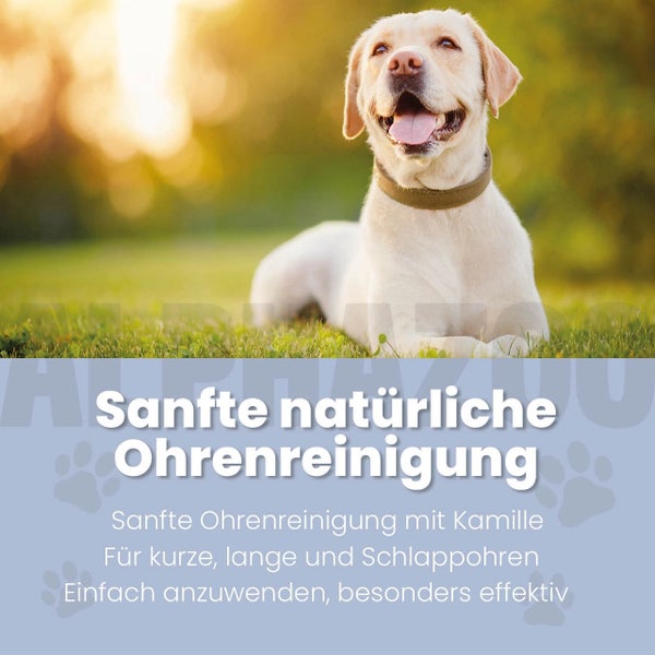 alphazoo Lauscher-Auf Ohrenreiniger für Hunde 250 ml