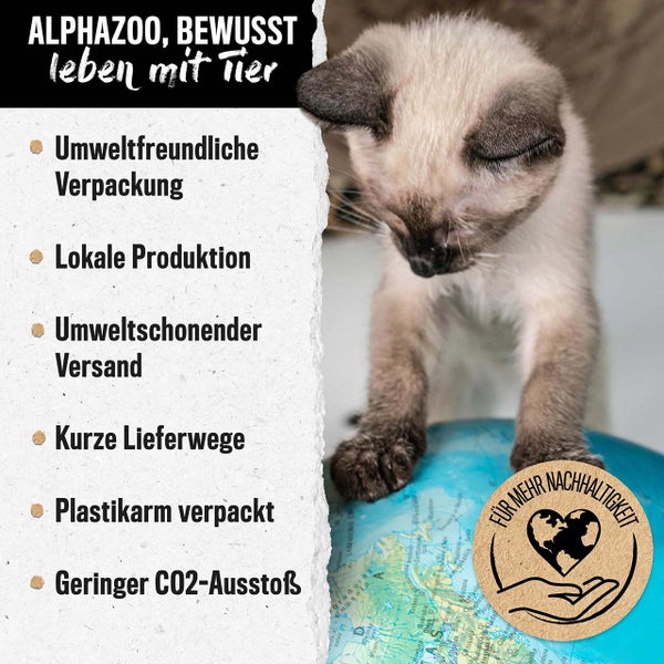 ALPHAZOO Muntermacher Bachblüten 15g für Hunde und Katzen I Spielfreude und Energie