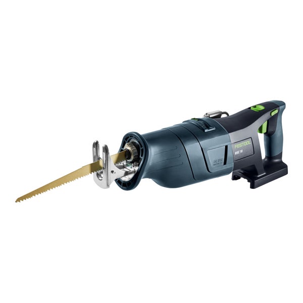 Festool Akku-Säbelsäge RSC 18 mit montiertem Sägeblatt