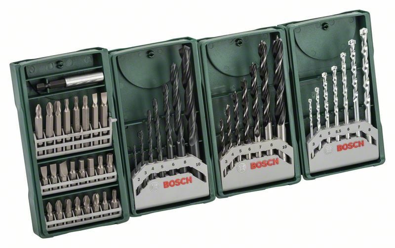 BOSCHH Betonbohrer- und Bit-Set Bosch 35-tlg. 2607017571 BOSCHH Betonbohrer- und Bit-Set Bosch 35-tlg. 2607017571