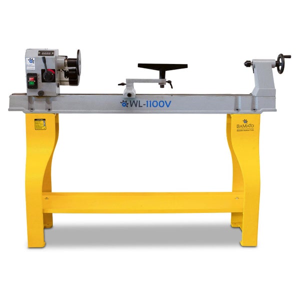 Drechselbank mit Untergestell für Holzbearbeitung