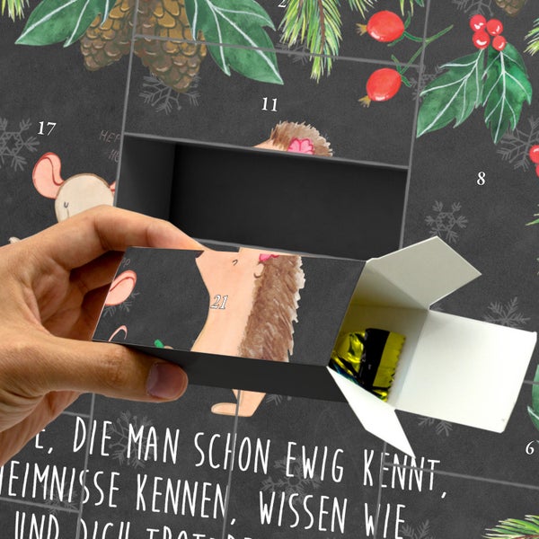 Mr. & Mrs. Panda Befüllbarer Adventskalender Igel Seilhüpfen - Schwarz