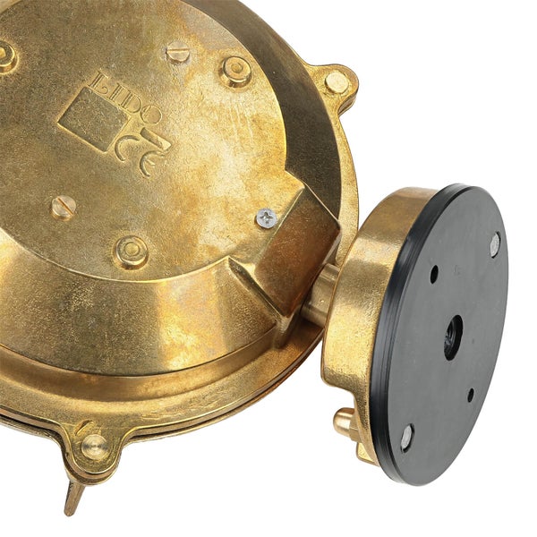 Messingleuchte für Wand- oder Deckenmontage