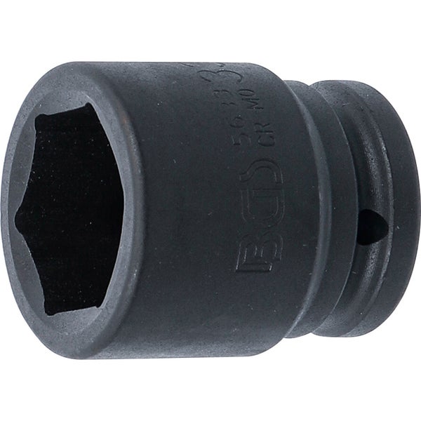 BGS Kraft-Steckschlüssel-Einsatz Sechskant Antrieb Innenvierkant 20 mm (3/4) SW 33 mm - 5633