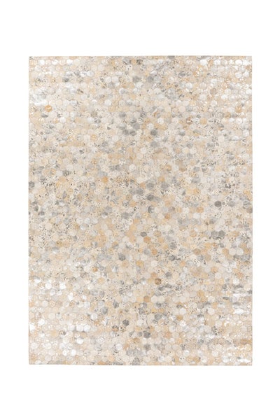 Flachflor Teppich Alondra Silber Modern 160 x 230 cm