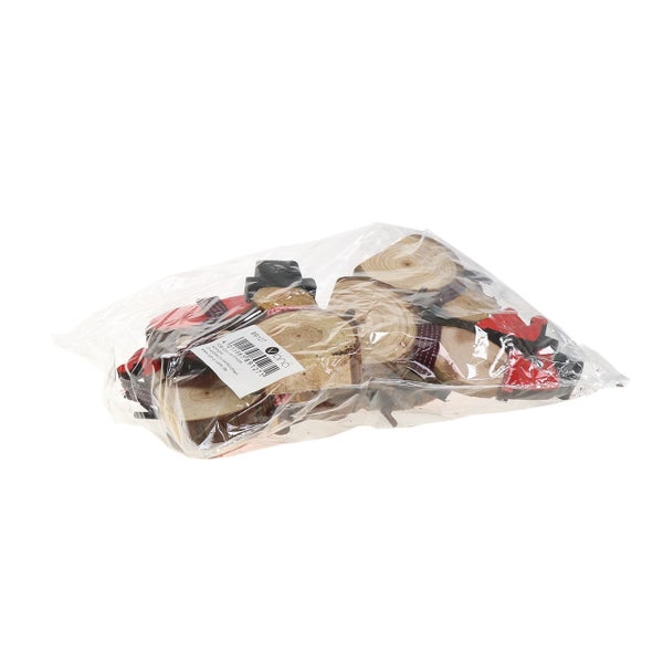 Dekorationsteile Schneemann im transparenten Beutel