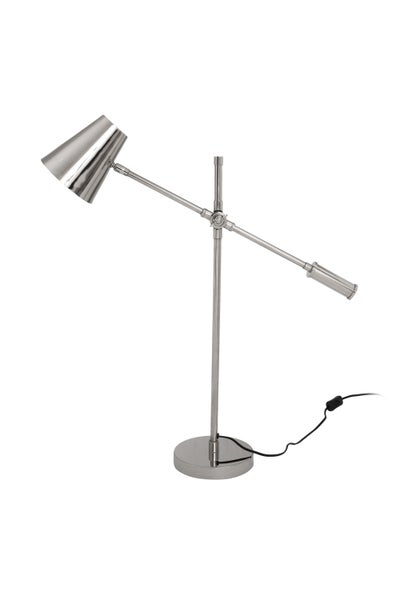 Tischlampe Minimalistisch Silber | Wohnzimmer Esszimmer Leuchte