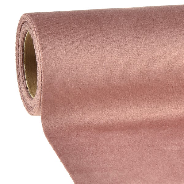 Rolle aus Veloursstoff für Dekorationen.