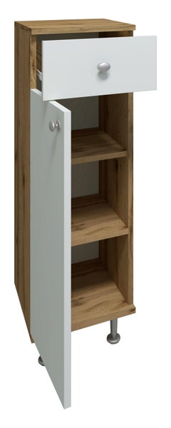 Badmöbel Midischrank Badschrank Schublade Nilosi