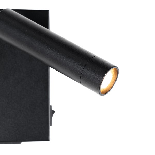 Schwenkbare Wandleuchte mit Schalter