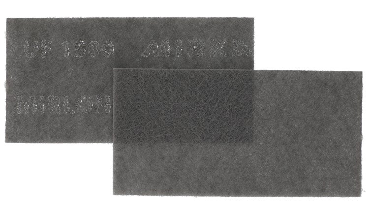 Mirka Mirlon Total 25 Stk Schleifvlies UltraFine Korn 1500 Schleifpads, Schleiffleece zum Anschleifen, Entrosten, Schleifen, Polieren von Holz, Metall, Kunststoff, Edelstahl