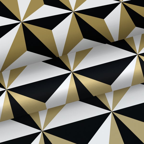 Tapetenrolle mit geometrischem Muster