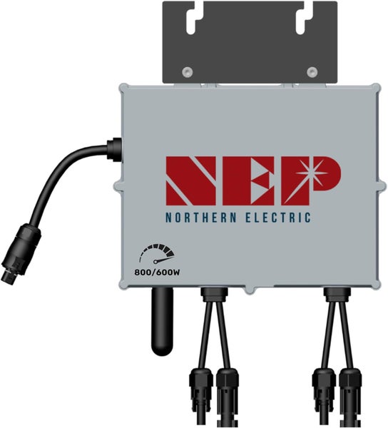 NEP Microwechselrichter 800W/WLAN/für 2 Solarmodule/10Jahre Garantie/IP67/Mwst 0%/Kostenfreier Versand durch DHL